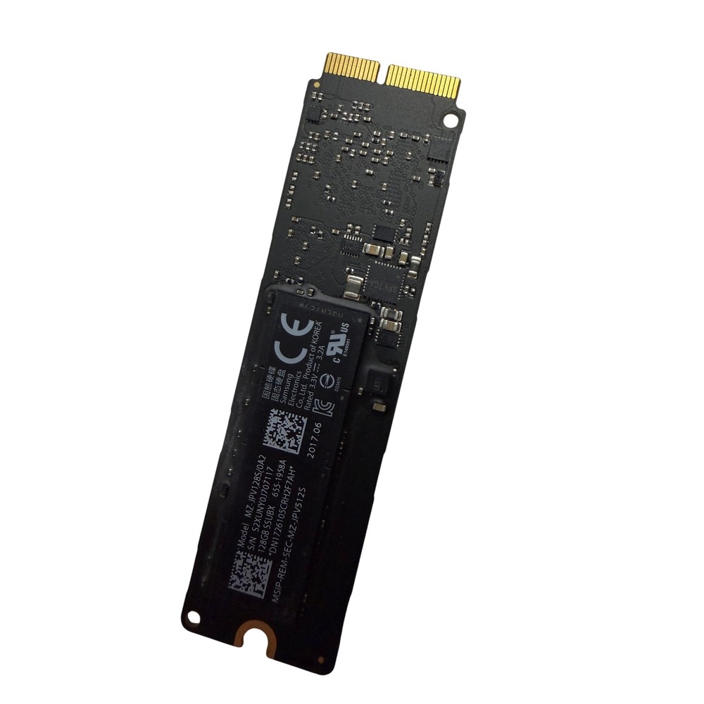 Samsung 128GB SSUBX SSD MacBook Air Pro MZ-JPV128S/0A2 PCIe Solid State Drive